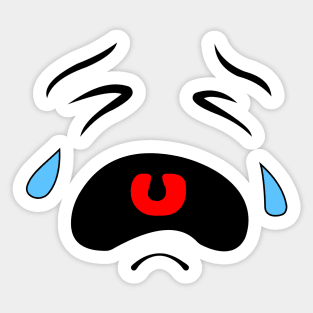 cry baby Sticker